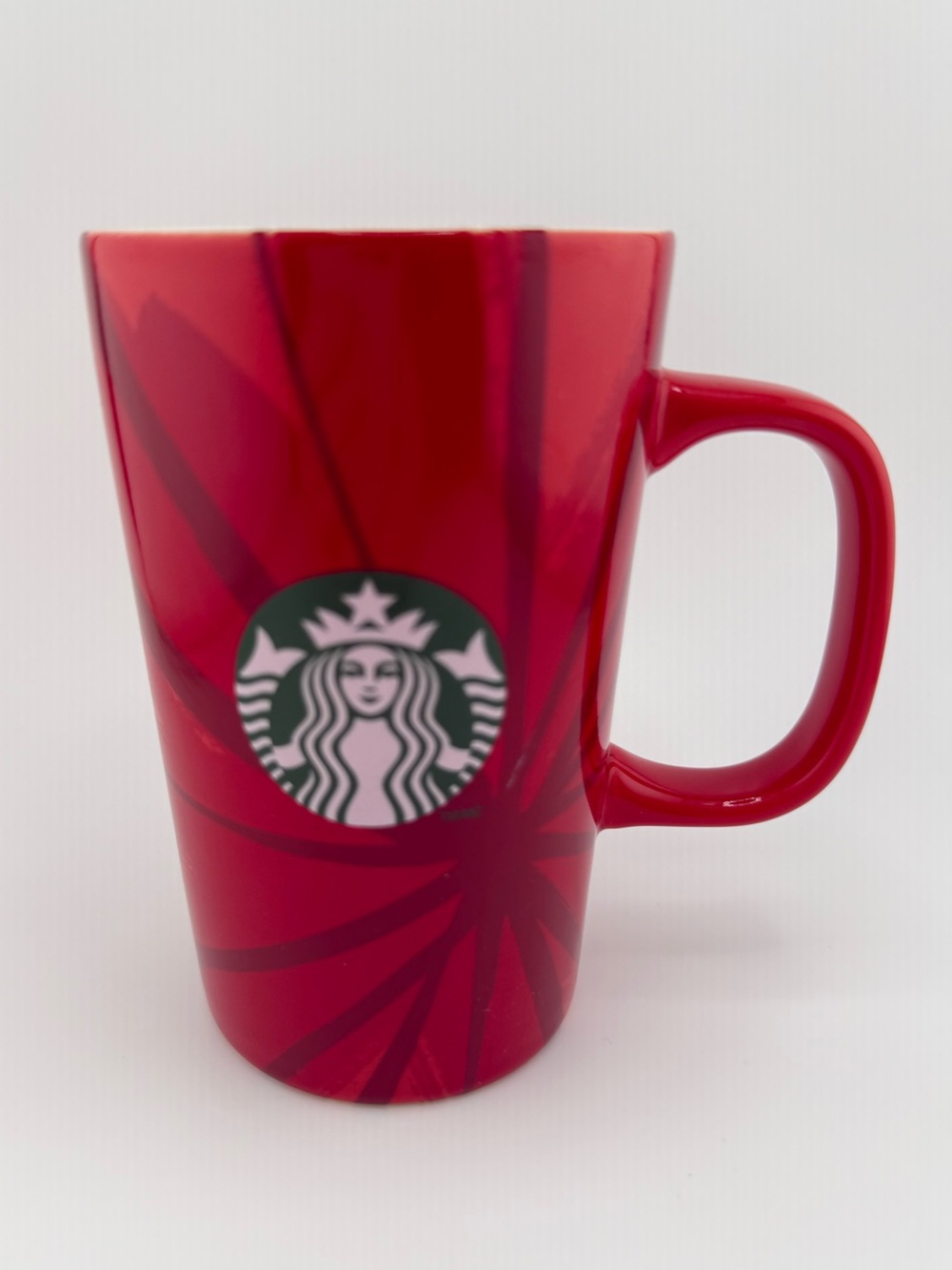 Starbucks Red Ceramic 2014 30th Anniversary Christmas Blend 12oz Coffee Mug
